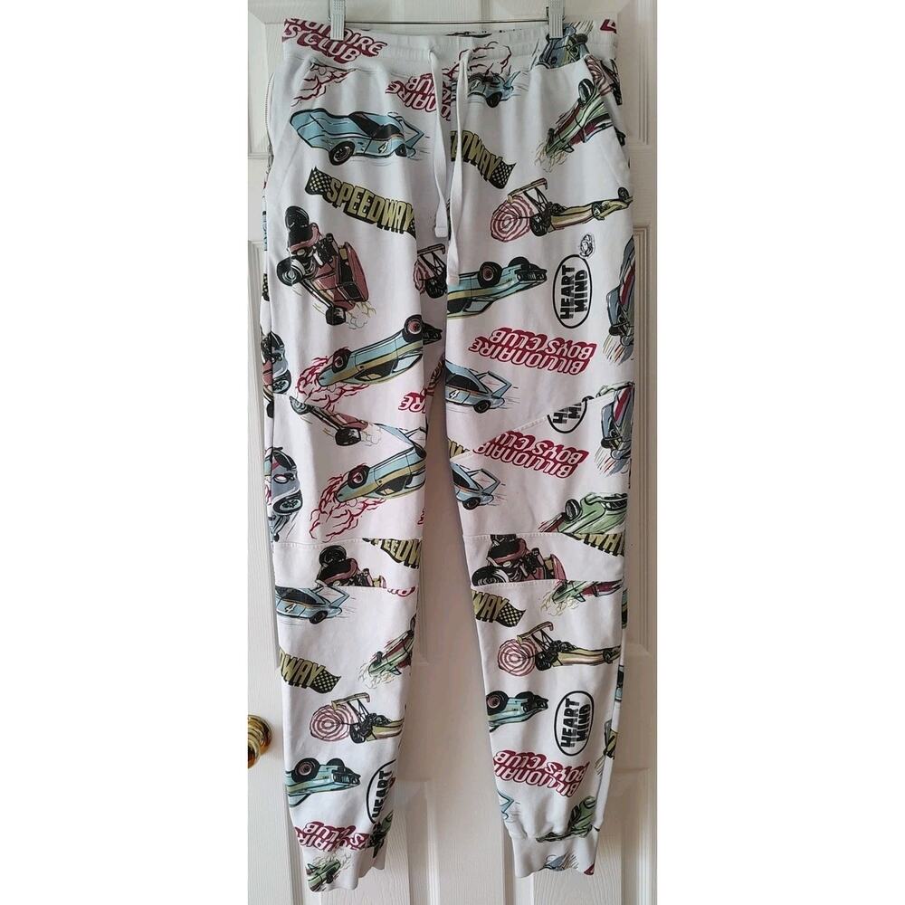Men's Billionaire Boys Club BBC Speedway Race Car Joggers Sweatpants - XXL